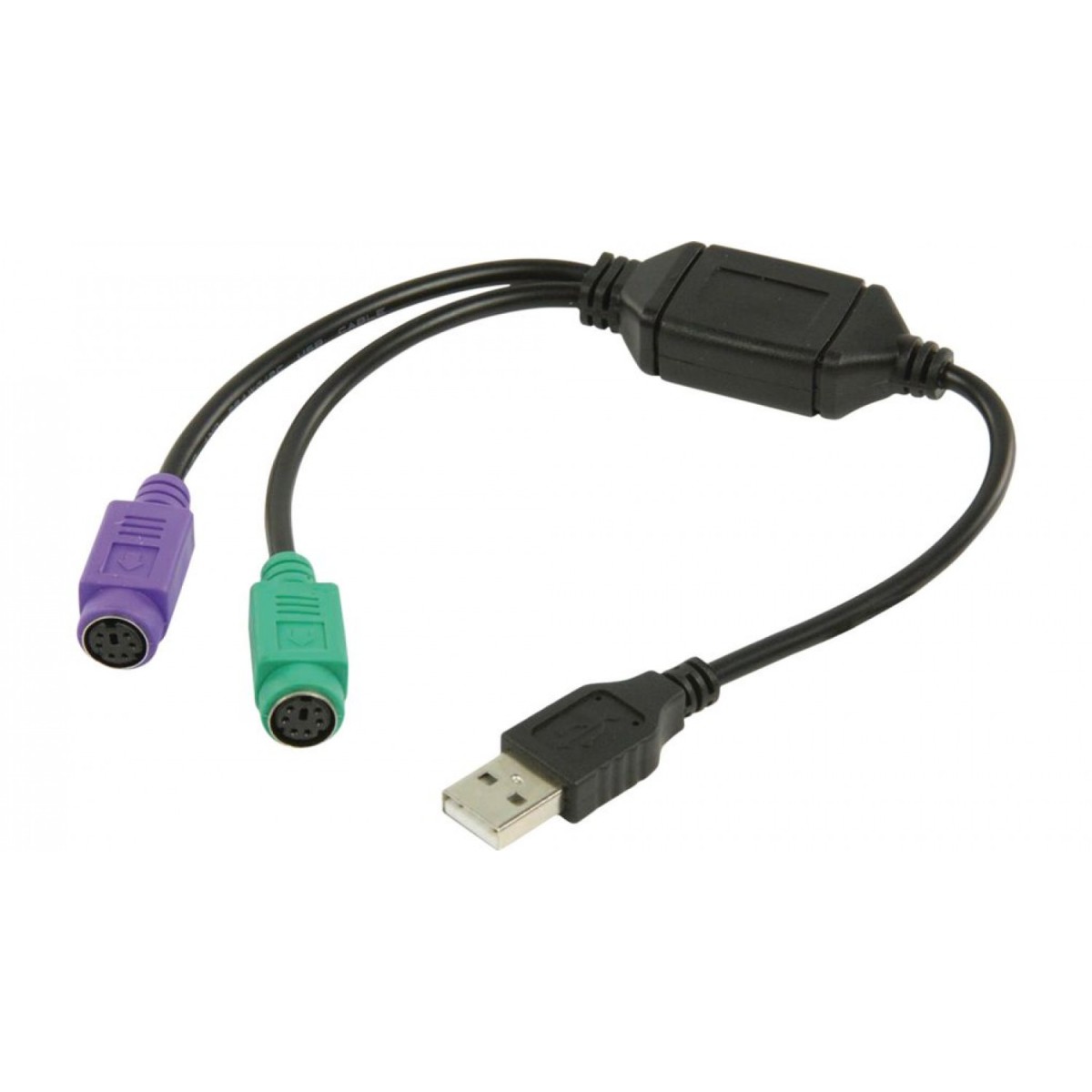 Adaptor USB A - 2xPS/2 T-M Nedis